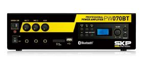 Amplificador Potencia Bluetooth Pw-070bt Skp Usb 80w Pro Nfe Amplificador Potencia Bluetooth Pw-070bt Skp Usb 80w Pro Nfe