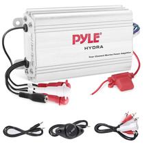 Amplificador Pyle 400W 4 Canais à Prova d'Água MP3 Amplificador Pyle 400W 4 Canais à Prova d'Água MP3