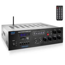 Amplificador Pyle PMSA126BU Bluetooth 500W com saída 70V 100V