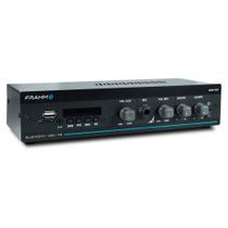 Amplificador Receiver 40W RMS Som Ambiente Frahm SLIM 1000 G5 RCA, USB, Bluetooth, Classe AB, Fonte Chaveada - 32101 Amplificador Receiver 40W RMS Som Ambiente Frahm SLIM 1000 G5 RCA, USB, Bluetooth, Classe AB, Fonte Chaveada - 32101