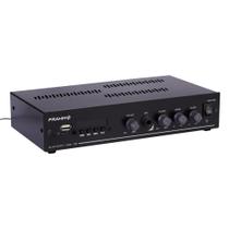 Amplificador Receiver Frahm Slim 1800 G5 60w Rms 1 Canal Para Até 12 caixas Amplificador Receiver Frahm Slim 1800 G5 60w Rms 1 Canal Para Até 12 caixas