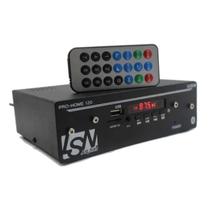 Amplificador Receiver para Som Ambiente Pro Home 120w 4 Canais Bluetooth 2LS000120 Leson