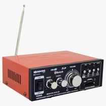 Amplificador Receiver RC02BT USB SD FM Bluetooth Soundvoice