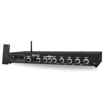 Amplificador Receiver Taramps Ths 4004 400w Rms 4 Canais 2 Ohms Bt Usb FM THS4004