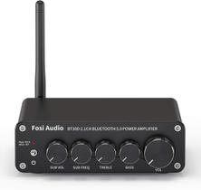 Amplificador receptor de áudio estéreo Bluetooth 5.0 Fosi Audio BT30D