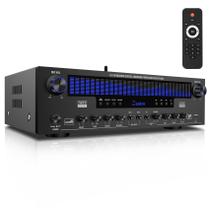 Amplificador Receptor Estéreo Daakro 5.1 Canais 300W Bluetooth
