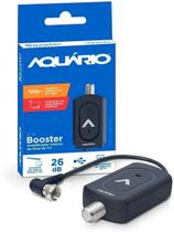 Amplificador Sinal TV HDTV Digital Booster Aquario UHF VHF Amplificador Sinal TV HDTV Digital Booster Aquario UHF VHF