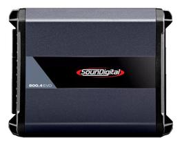 Amplificador Soundigital SD800.4D Bridge 4 Ohms