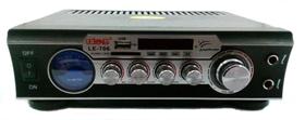 Amplificador Stereo Audio Bluetooth Le706 Karaoke Fm Mp3 Nfe - Lelong