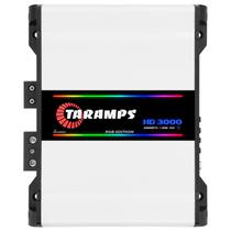 Amplificador Taramp's HD 3000 1 Ohm 3000W com efeitos RGB