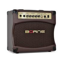 Amplificador Violao Borne Infinit Cv80 Marrom
