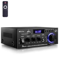 Amplificador WOOPKER AK45 Pro Home Audio Estéreo Bluetooth 5.0 400W