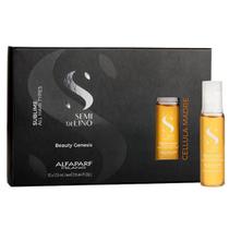 Ampola Alfaparf Semi Di Lino Célula Madre Beauty Genesis Elixir Renovador Brilhante e Saudável 12x13ml