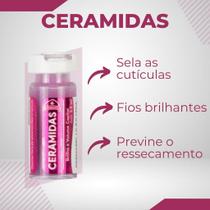 Ampola Ceramidas Sela as cúticulas - Kit com 12 Unidades Dermabel