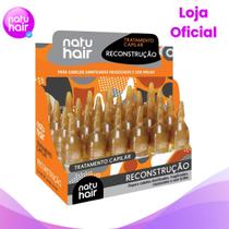 Ampola de Tratamento Capilar Reconstrução Natuhair 10ml - (6 UN) Ampola de Tratamento Capilar Reconstrução Natuhair 10ml - (6 UN)