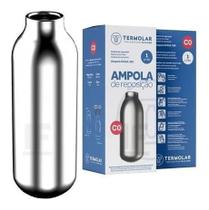 Ampola de vidro garrafa térmica de 1l lúmina pump pressão - TERMOLAR