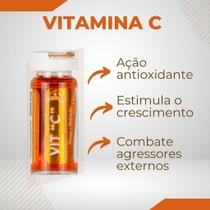Ampola de Vitamina C Dermabel - Ajuda a estimular o crescimeto capilar - Kit com 04 unidades