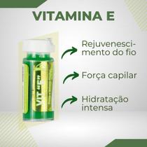 Ampola de Vitamina E Dermabel Antioxidante e Revitalizante Capilar- Kit com 12 unidades