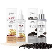 Ampola Esfoliante Glow White & Black Rice - Gel Esfoliante com Extrato de Arroz - Remove Suavemente Pele Morta e Cravos - Cuidados Faciais para Manhã e Noite para Todos os Tipos de Pele - 2 x 80 ml Ampola Esfoliante Glow White & Black Rice - Gel Esfoliante com Extrato de Arroz - Remove Suavemente Pele Morta e Cravos - Cuidados Faciais para Manhã e Noite para Todos os Tipos de Pele - 2 x 80 ml