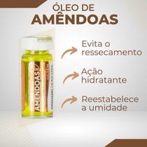 Ampola Óleo de Amendoas Dermabel -Lubrifica os cabelos Com 4 unidades