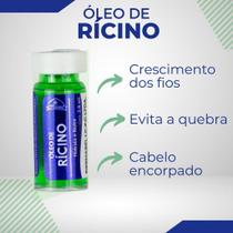 Ampola Óleo de Rícino Dermabel - Estimula o Crescimento Capilar - Kit com 4 unidades