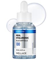 Ampola Skincare WELLAGE Real Hyaluronic Blue, 30 ml, sem perfume