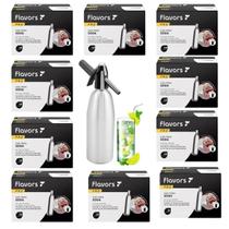 Ampolas Capsulas Gas Co2 p/Soda Aguá Gaseificada Kit 100 Un