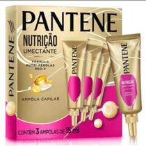 Ampolas Pantene Nutrição Umectante pack com 3 unidades 15ml