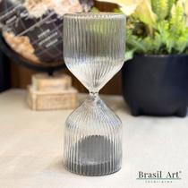 Ampulheta 60 Minutos Preta G Ampulheta 60 Minutos Preta G