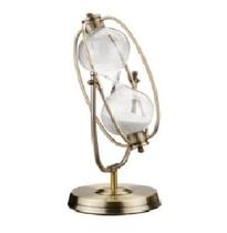 Ampulheta de inox dourado 14x30 hm0060