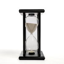 Ampulheta de Madeira 60min Para Decoração ou Jogos