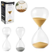 Ampulheta de vidro 1 minuto 8x4cm de ø
