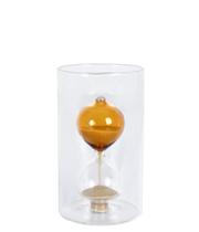 Ampulheta de vidro 1 minuto ambar grillo