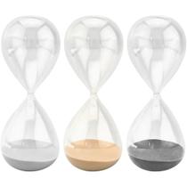 Ampulheta de Vidro 30 Minutos 8x20cm - Cores Sortidas