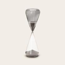 Ampulheta de Vidro 30 Minutos Cinza Mart