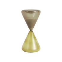 Ampulheta de Vidro 60 Minutos Verde com Areia Branca 17846 - Mart