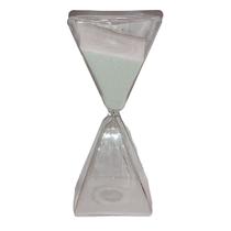 Ampulheta De Vidro Areia Branca Conta 30 Min Lextack Ap-89195T