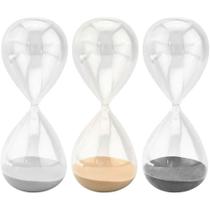 Ampulheta de Vidro CB0238 com Tempo de 30 Minutos Design Sofisticado Transparente Outras Marcas Ampulheta de Vidro CB0238 com Tempo de 30 Minutos Design Sofisticado Transparente Outras Marcas