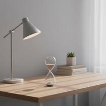 Ampulheta De Vidro Cores 15 Minutos Decoração Enfeite
