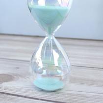 Ampulheta de vidro furta-cor 15 minutos 16.5cm - 5273