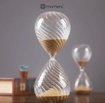 Ampulheta Decorativa 5 minutos Em Vidro Moment