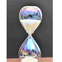 Ampulheta Decorativa de Vidro Fruta Cor 15 ou 30 Minutos Relógio de Areia Vintage Decoração Escritório Estudos