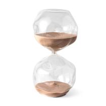 Ampulheta Decorativa em Vidro Areia Bege 60 Minutos 18cm 16788 Mart