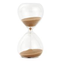 Ampulheta Decorativa em Vidro Areia Marrom 5 Minutos 10cm 18743G Mart Ampulheta Decorativa em Vidro Areia Marrom 5 Minutos 10cm 18743G Mart