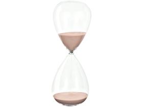 Ampulheta decorativa em vidro cristalizado premium Ampulheta decorativa em vidro cristalizado premium