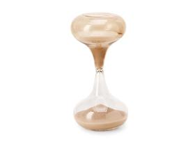 Ampulheta decorativa em vidro enfeite sala relógio mesa