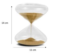 Ampulheta Decorativa Enfeites Casa Decoração Sala Escritório