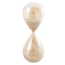 AMPULHETA DECORATIVA VIDRO 45 MINUTOS DOURADO 25X9X9cm - GNJ HOME DECOR