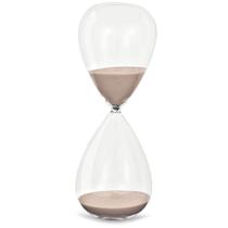 Ampulheta em Vidro Areia Rosé Adorno Decorativo 16cm Mart Ampulheta em Vidro Areia Rosé Adorno Decorativo 16cm Mart