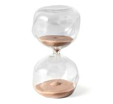 Ampulheta em Vidro com Areia 15 Minutos 12,5x6,5cm- Mart